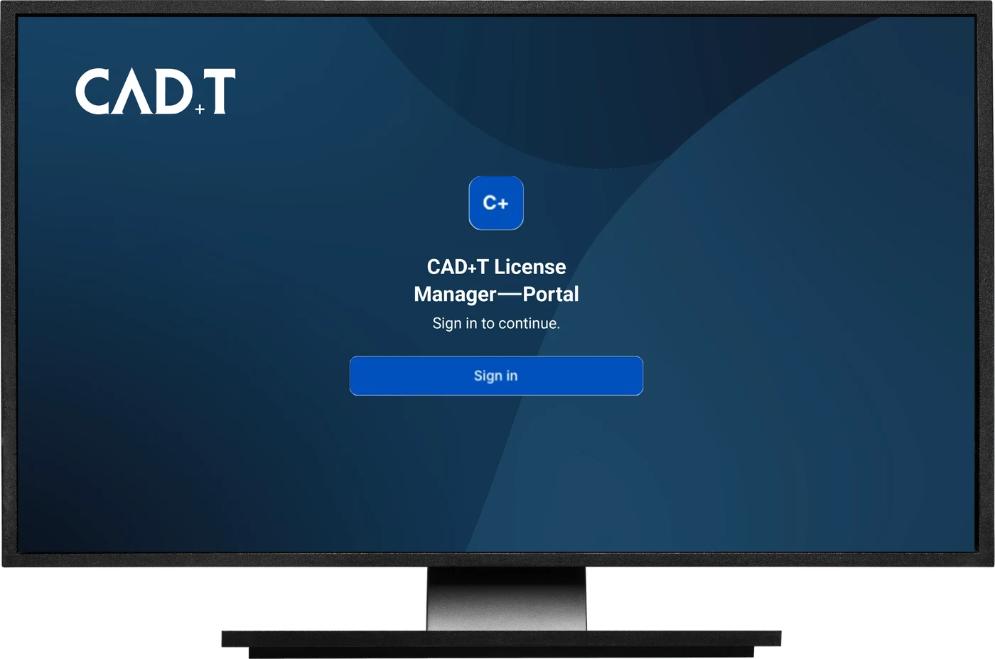 CAD+T License Manager: Anmeldung im Lizenzportal